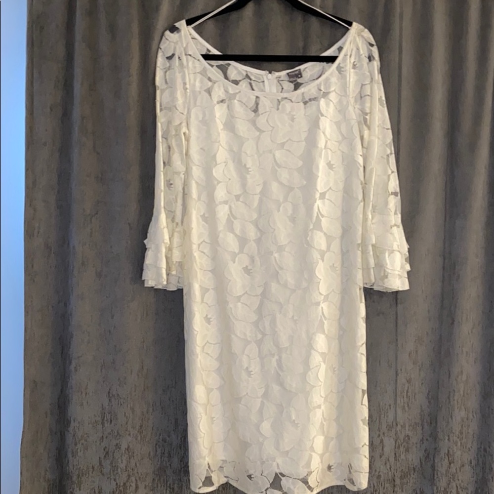 Muse White Lace Dress